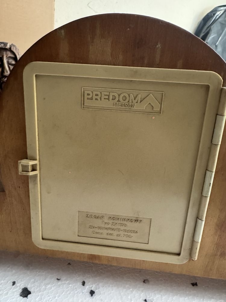 zegar kominkowy ZEGAR PREDOM METRON ZK 17/b antyk stary zegar