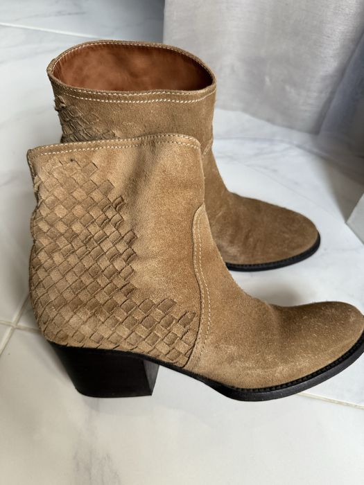 Ковбойки Bottega Veneta замшеві. Оригінал