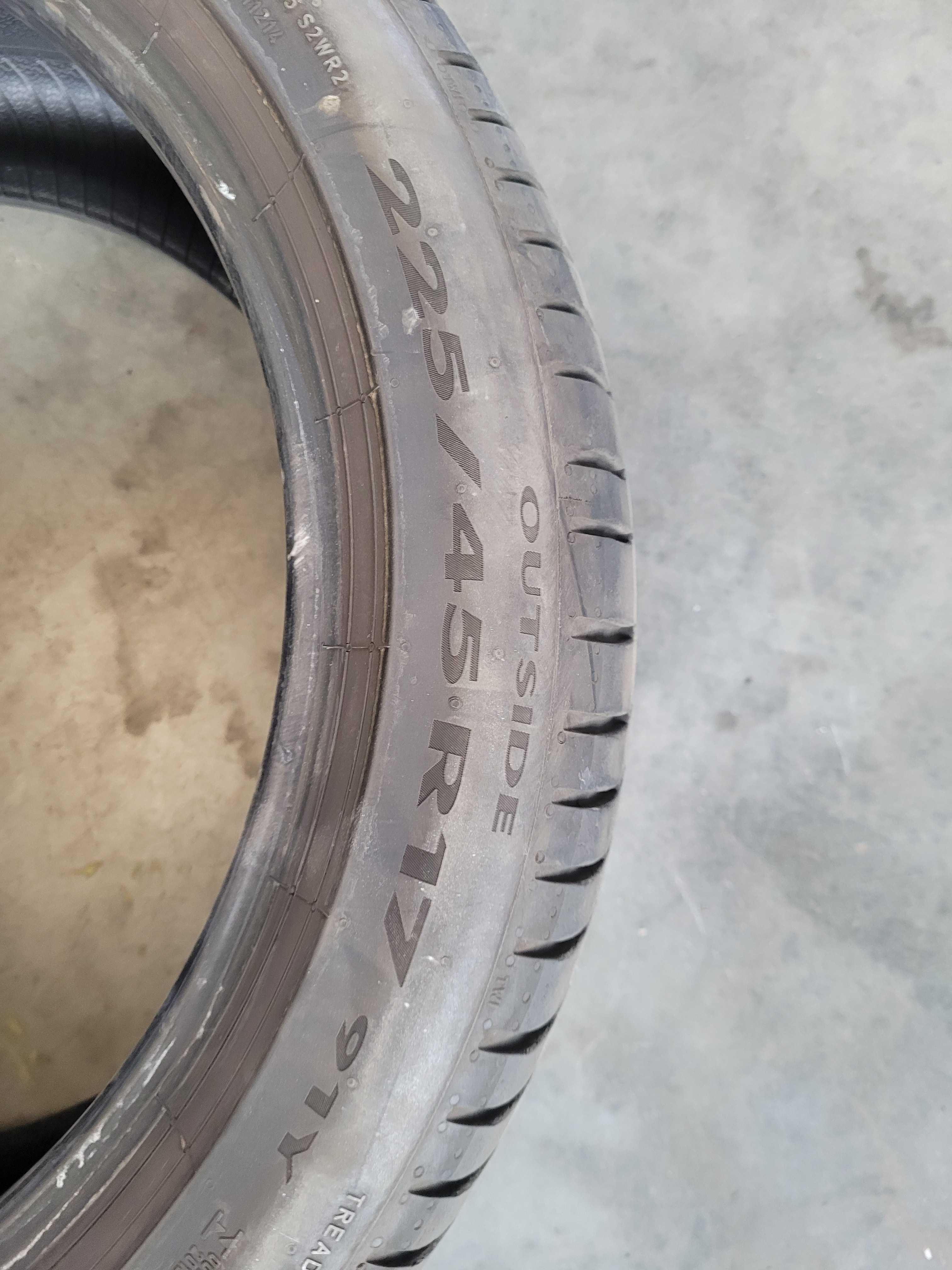 Opona pojedynczą 225/ 45 17 pirelli