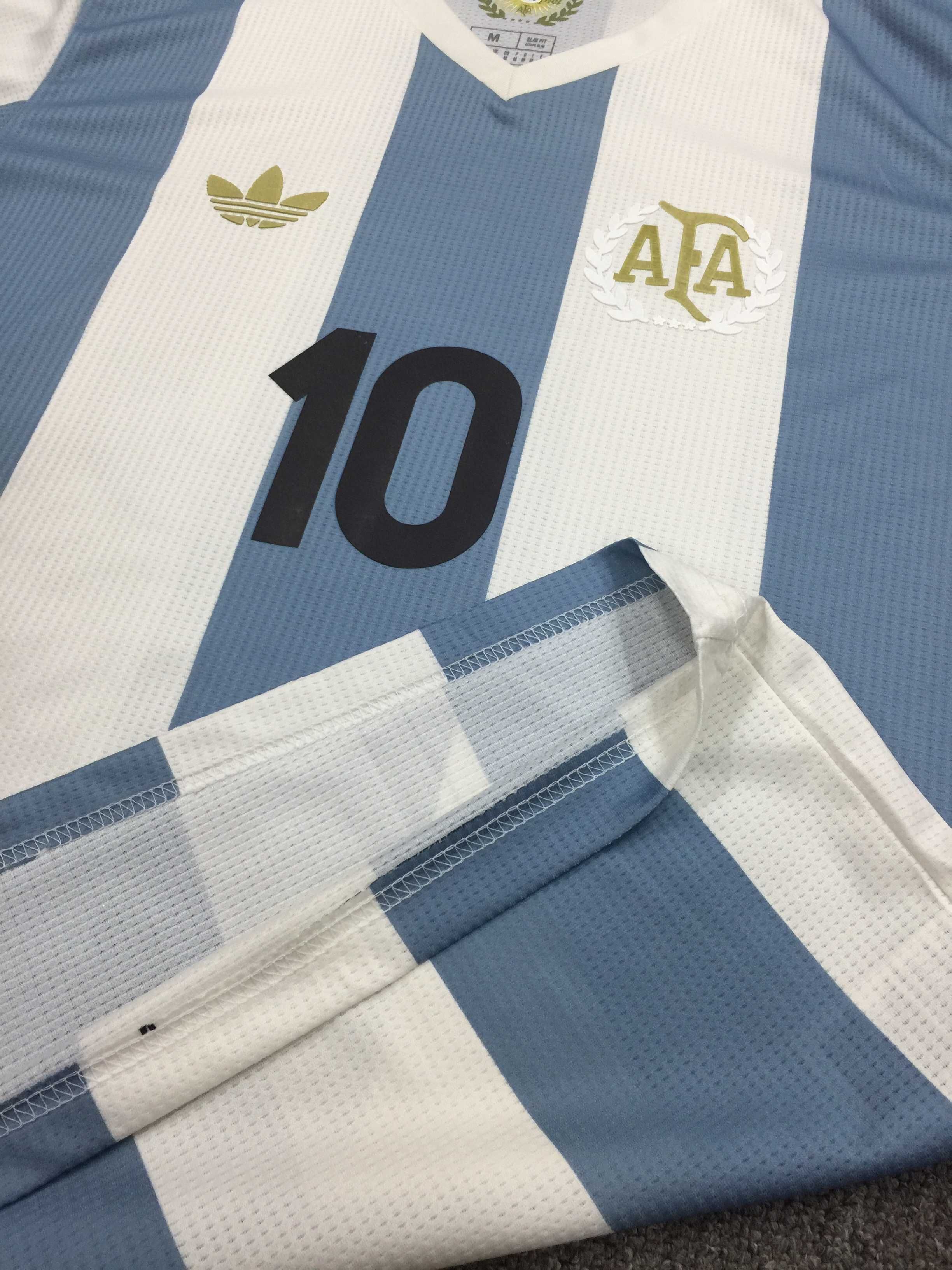 Nowe Koszulka adidas Argentyny 50th Anniversary #10 Messi Rozmiar XL