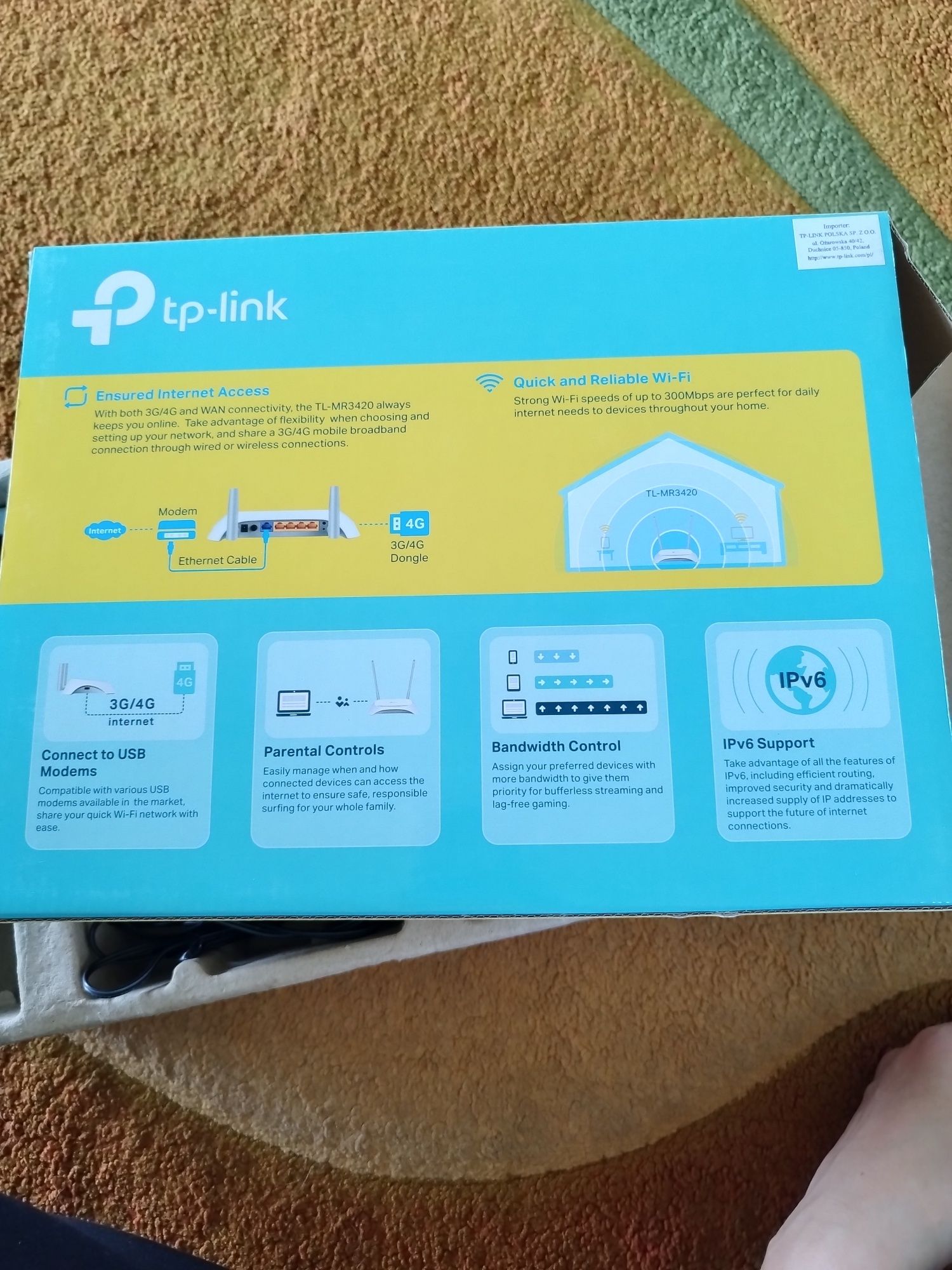 Router TP-link TL-MR3420