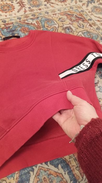 Czerwona bluza dresowa krótka r. M Tally Weijl