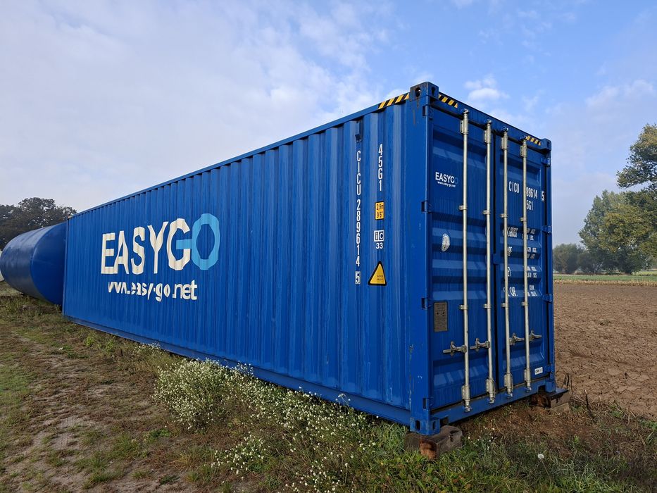 Kontener morski 40HC Dźwig