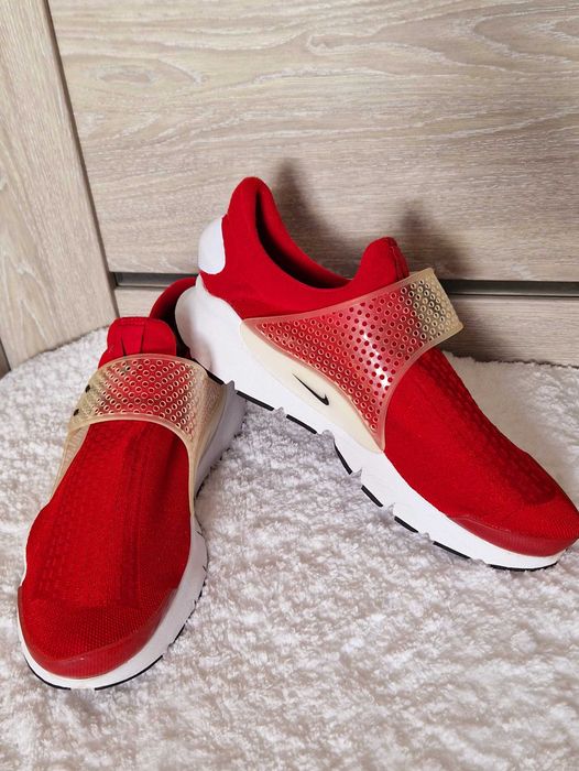 Oryginalne NIKE 45 męskie czerwone buty sportowe adidasy