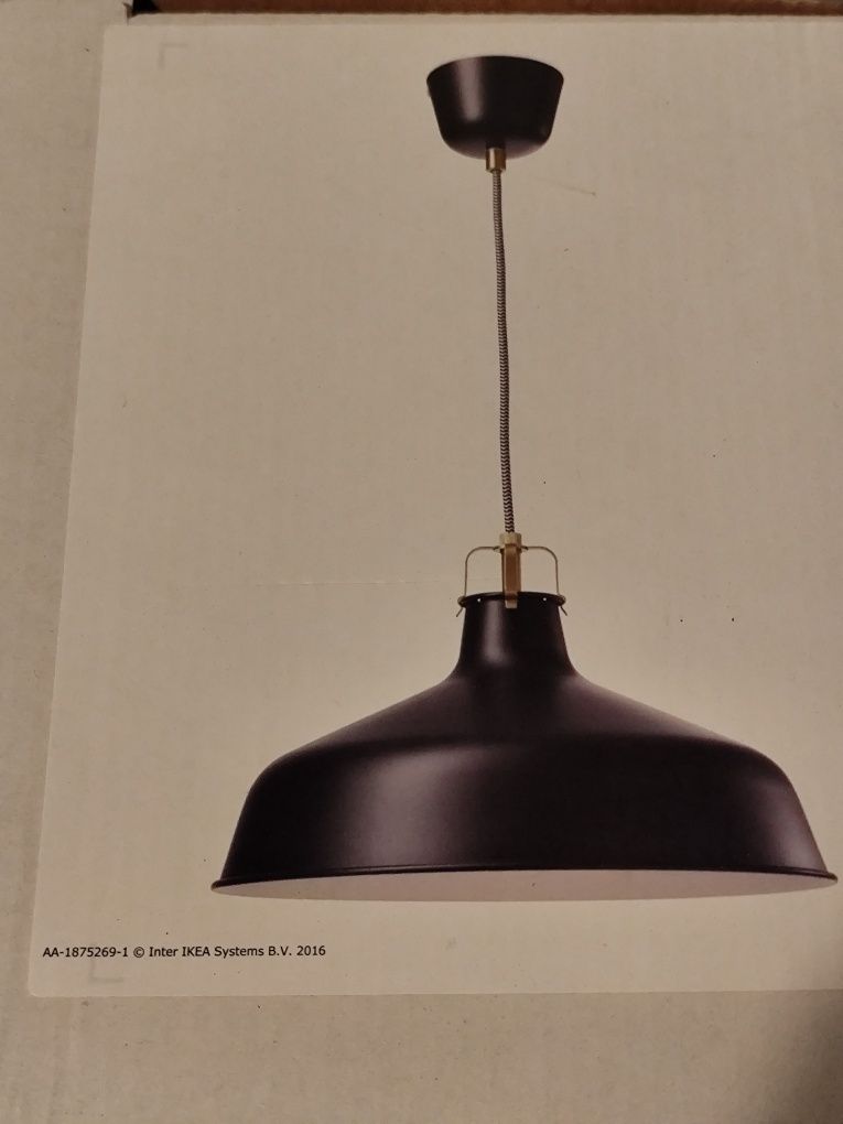 Lampa wisząca RANARP, Ikea żyrandol oświetlenie