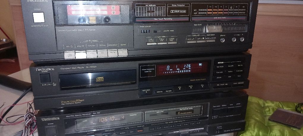 Technics Deck ,Amplituner, CD .