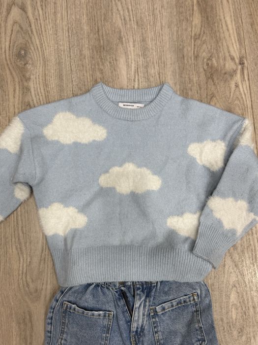 Джинси zara 122, светр reserved 128 на дівчинку 5 6 років