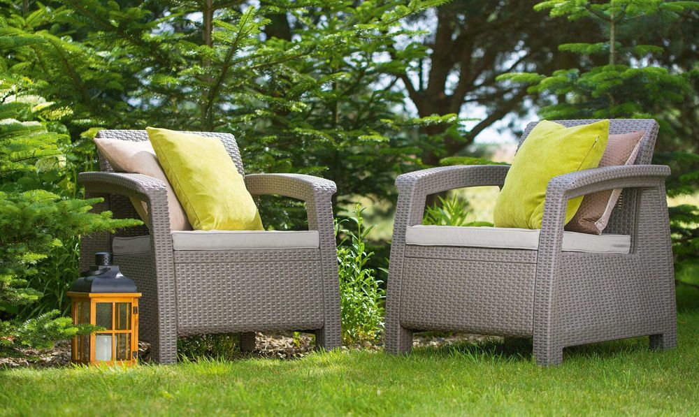 Набор садовой мебели ALLIBERT Corfu Weekend, садові меблі