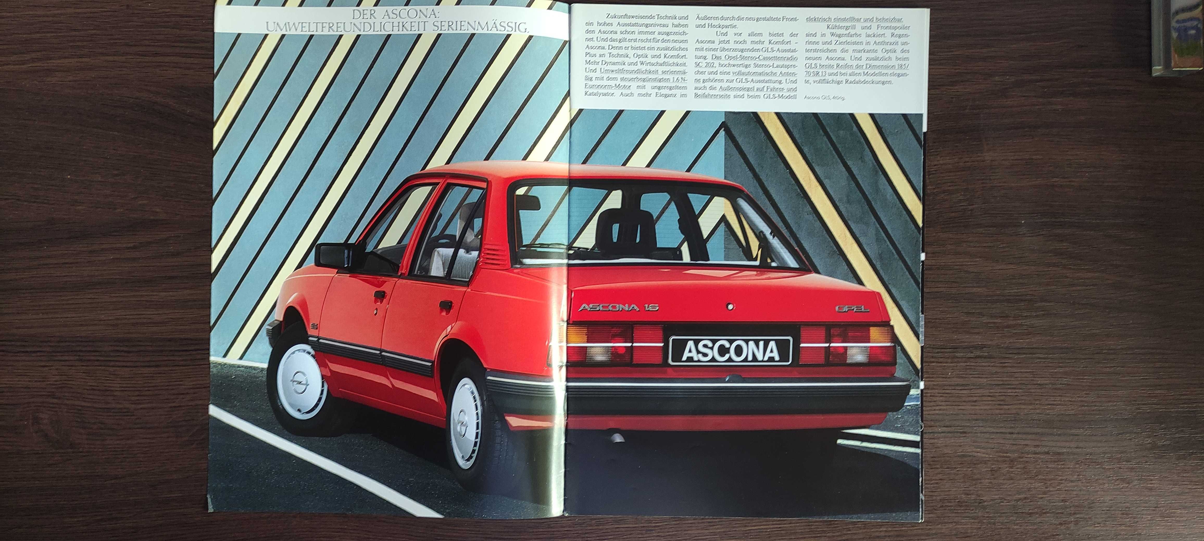 Prospekt Opel Ascona