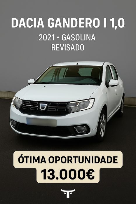 Dacia Sandero II 1.0 2021 • Gasolina • Oportunidade • Revisão completa