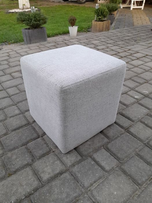 Pufa do siedzenia szara
