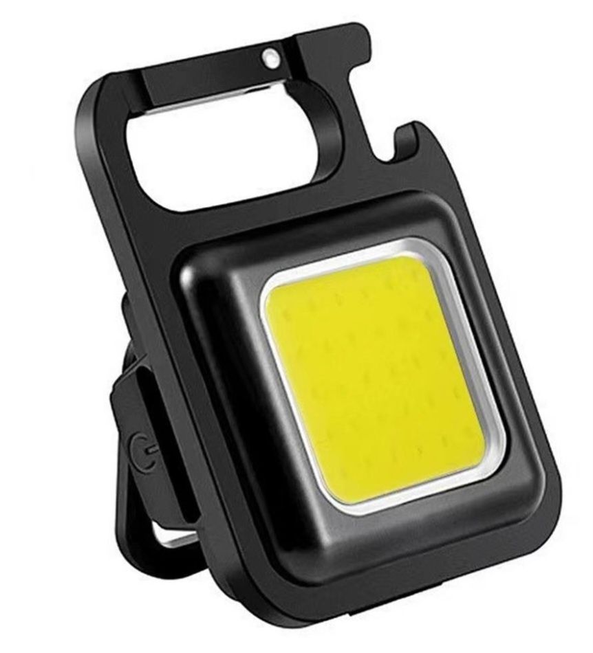 Latarka led mini COB 200lm z haczykiem i magnesem