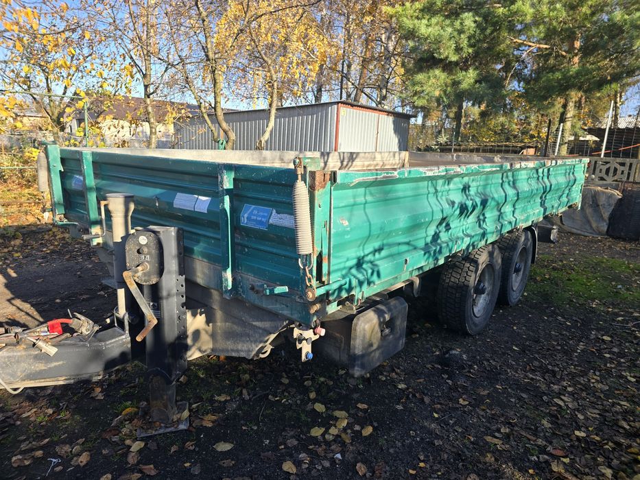 Przyczepa Moeslein laweta wywrotka tandem