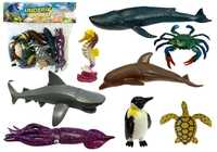 Zestaw Edukacyjny Zwierząt Morskich Figurki Delfin Pingwin Rekin