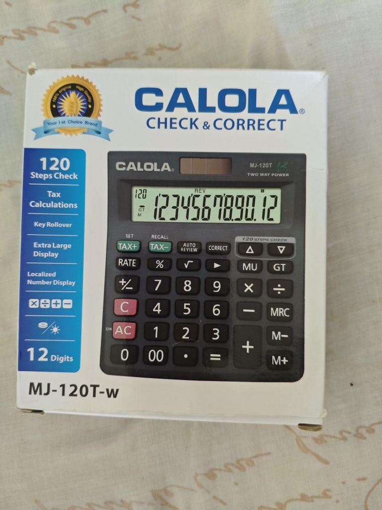 Калькулятор Calola MJ-120T-w