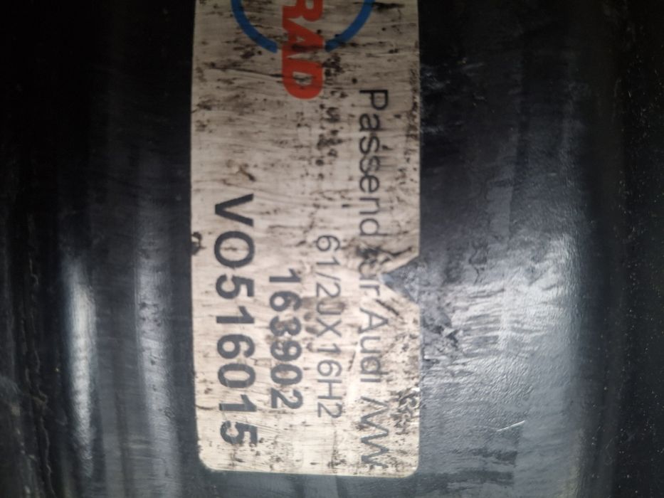 Felgi stalowe 16" seat, audi , VW