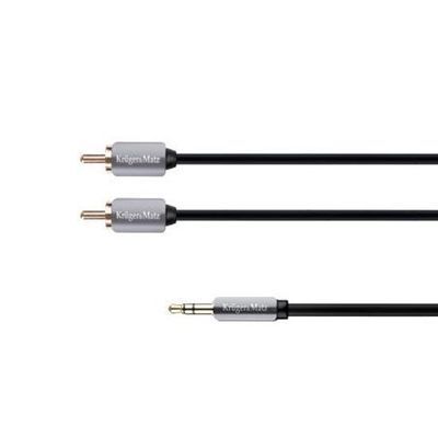Kabel Wtyk Jack 3.5 - 2Rca Stereo 1.8M Kruger Matz