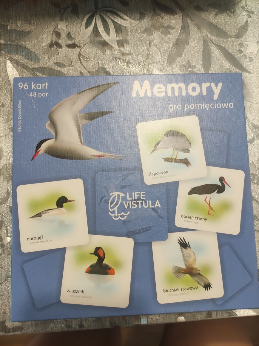 Gra memory, zwierzęta, ptaki, Life Vistula