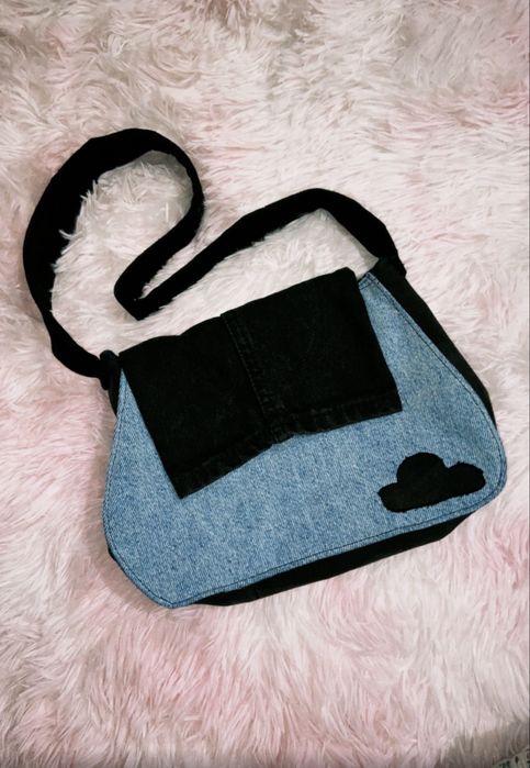 Джинсова сумочка власного виробництва)