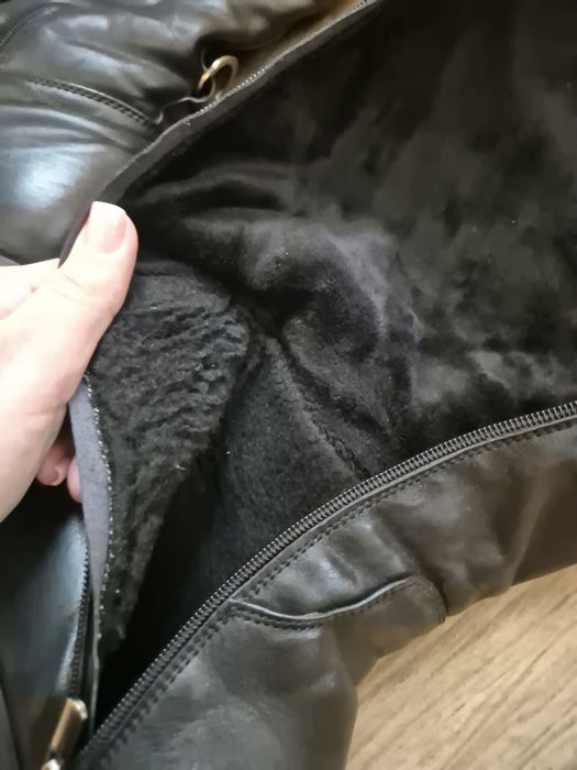 Чоботи/сапожки чорні шкіряні