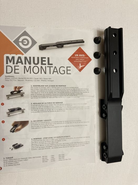 Швидкозʼємне  кріплення INNOMOUNT тепловізора Пульсар Таліон на Блазер