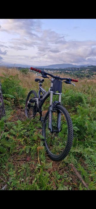 Bike travel downhill