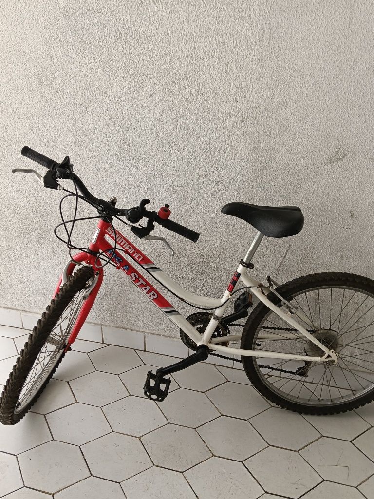Bicicleta Shimano roda 24