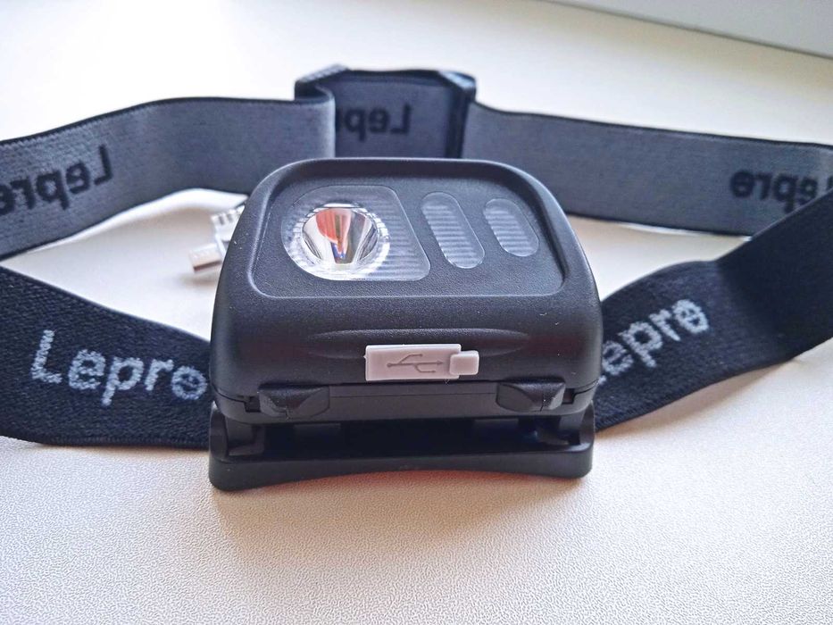 Налобний ліхтар, налобный фонарь Lepro US. З США. Новий