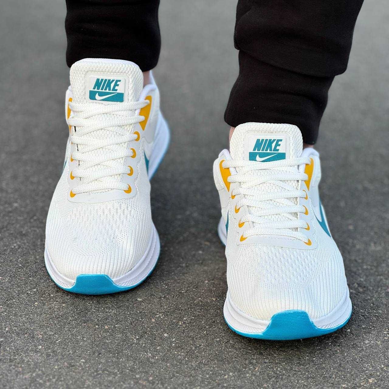Кроссовки Nike Zoom White/Blue/Yellow