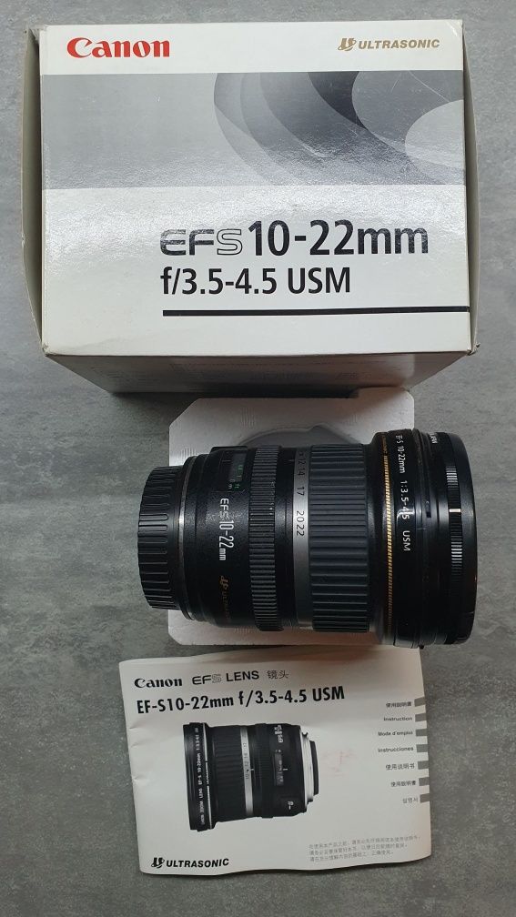 Obiektyw Canon EFS 10-22 mm f/3.5-4.5 USM
