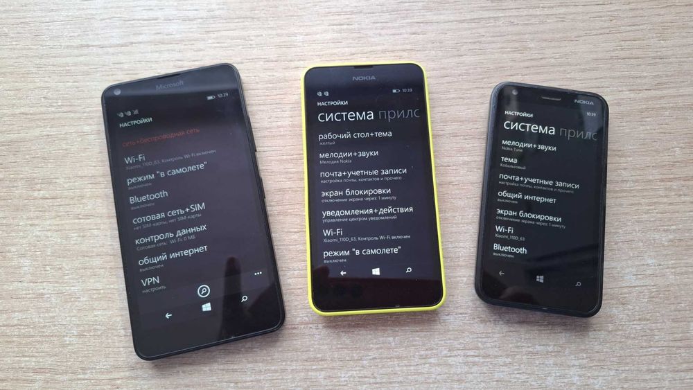 Смартфоны Microsoft Lumia 640/630/620 на две симки