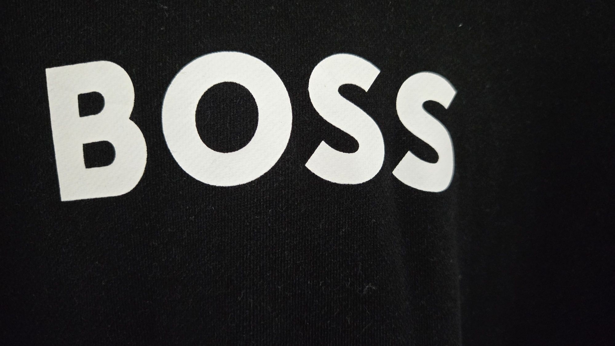 Czarna bluza z kapturem Hugo Boss L