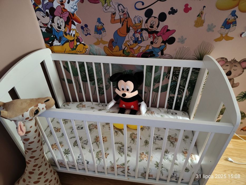 Sprzedam nowe łóżeczko Safari KLUPŚ materacyk hilding