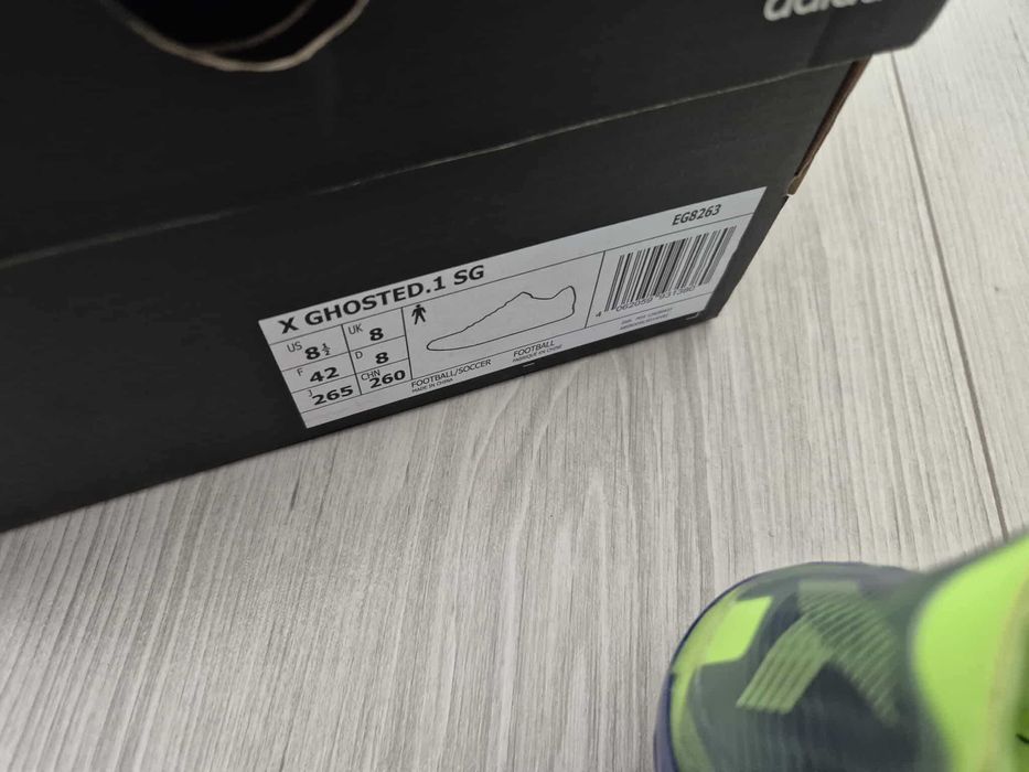 Profesjonalne piłkarskie korki adidas X Ghosted.1 SG EG8263 rozmiar 42