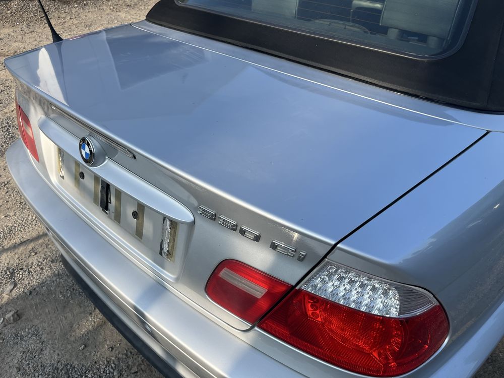 Klapa tyl tylna bmw e46 cabrio titansilber blenda kpl