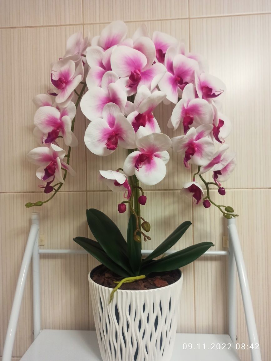 Орхідеї штучні із латексу