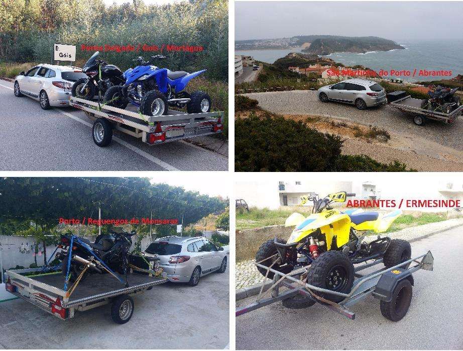 Transporte de motas karting moto4 carros