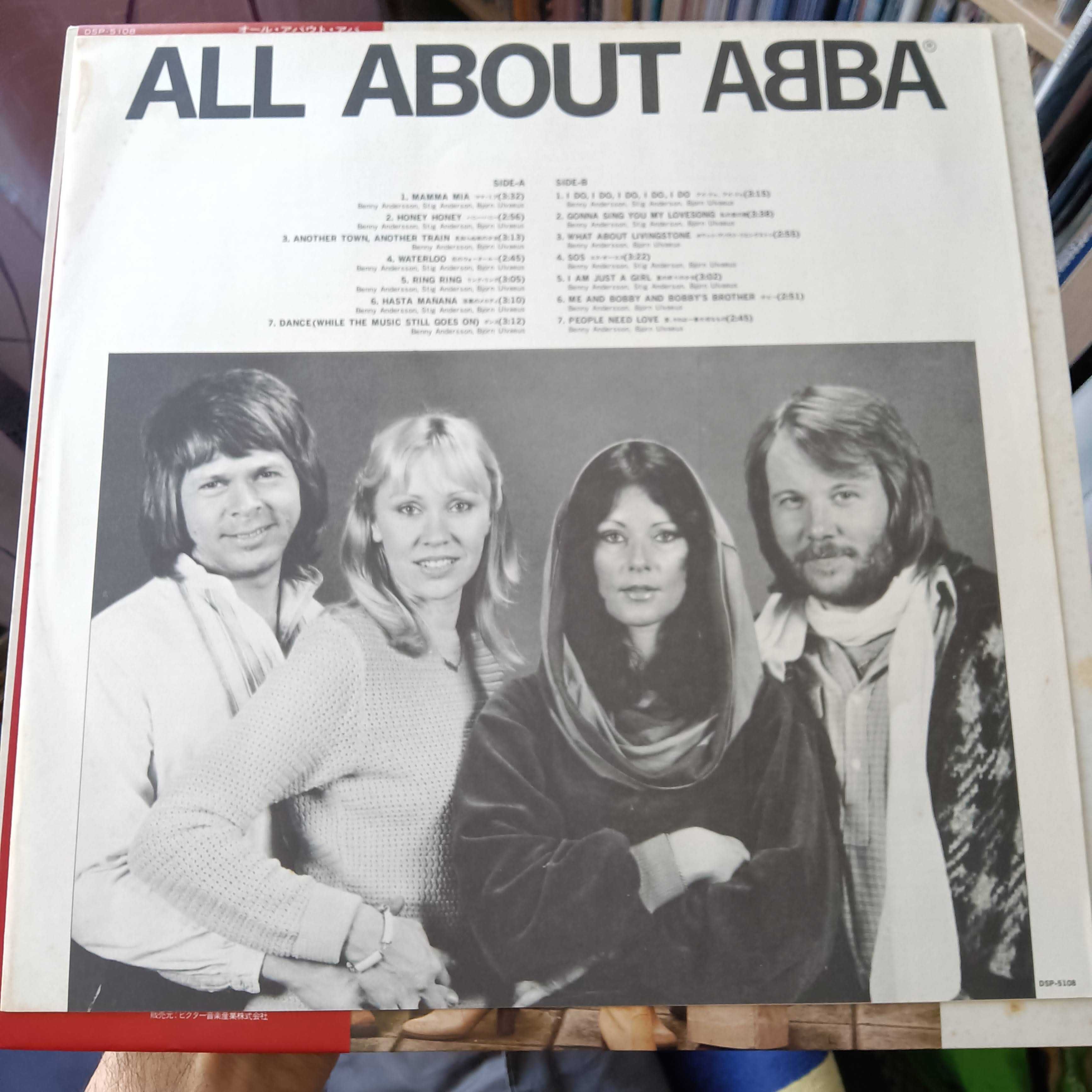 LP Vinil All About Abba - Japan Pressing (1978)