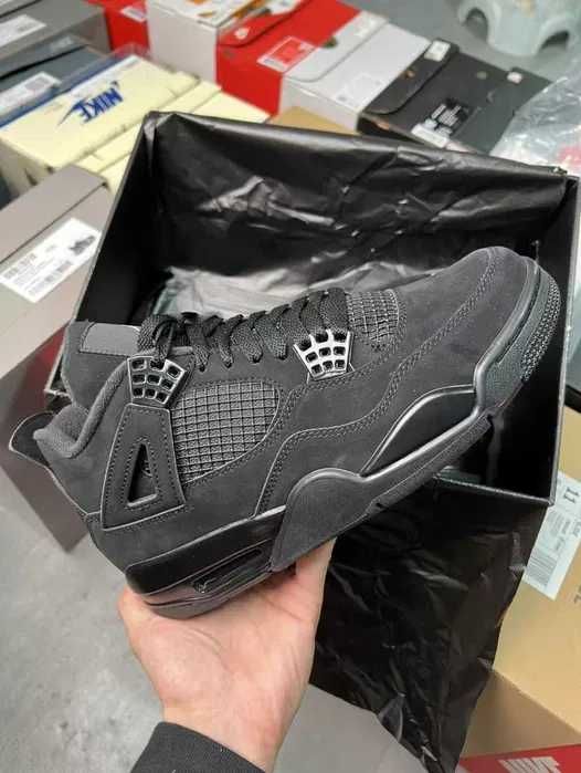 Buty meskie Mokasyny Jordan_4_Retro_Black_Cat R.41