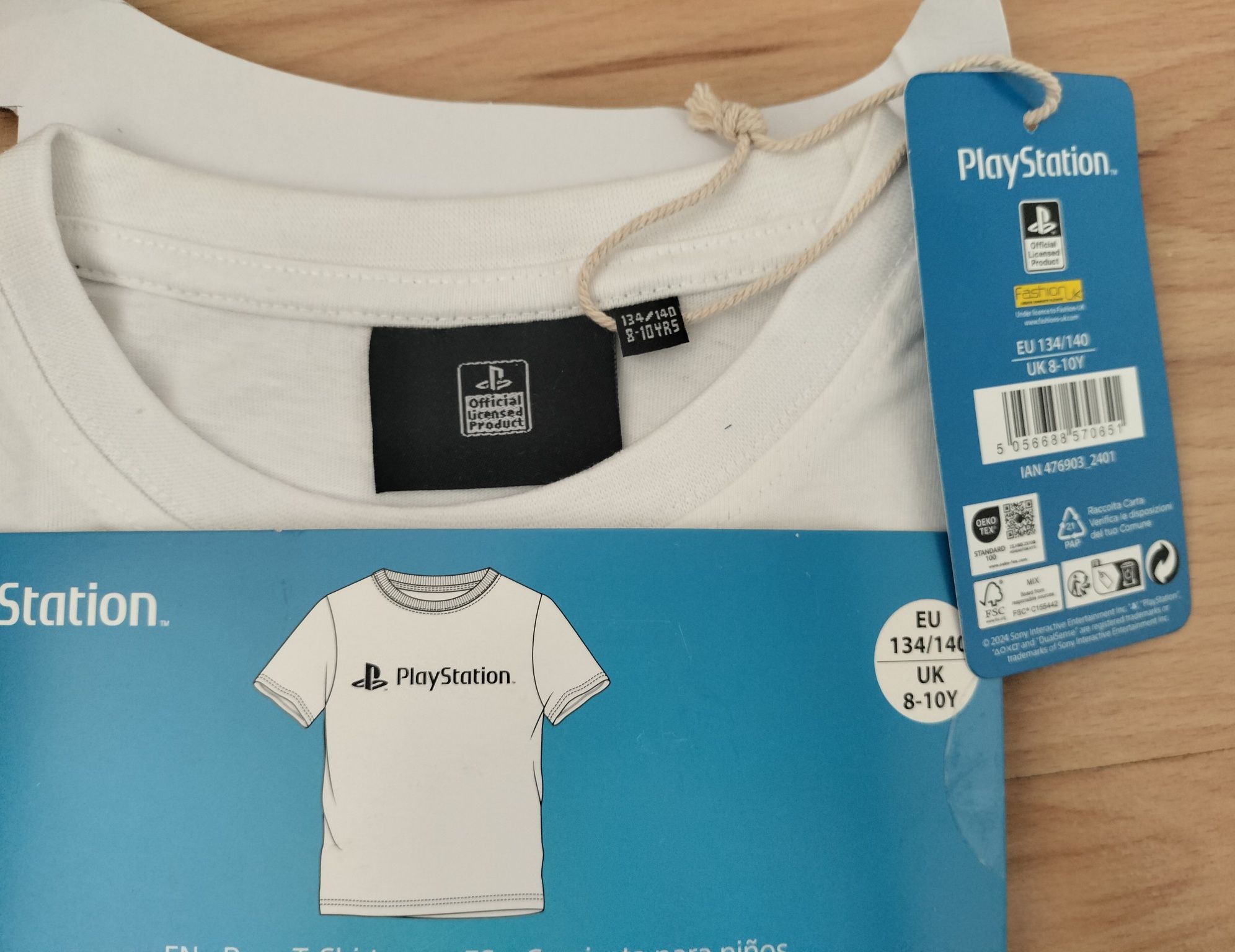 T-shirt / Koszulka dla chłopców PlayStation - rozmiar 134/140