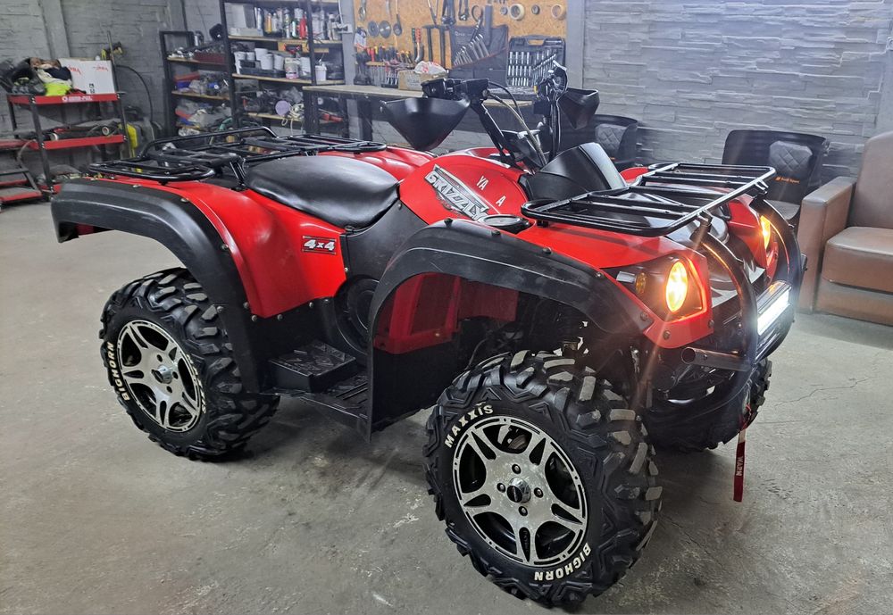 Duży Quad Hisun 500 Kopia Grizzly 4x4 Blokady Alusy Homologacja Okazja