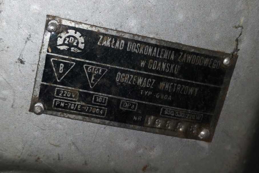 olejak olejniak piecyk ogrzewacz wnętrzowy G 80 A PRL loft
