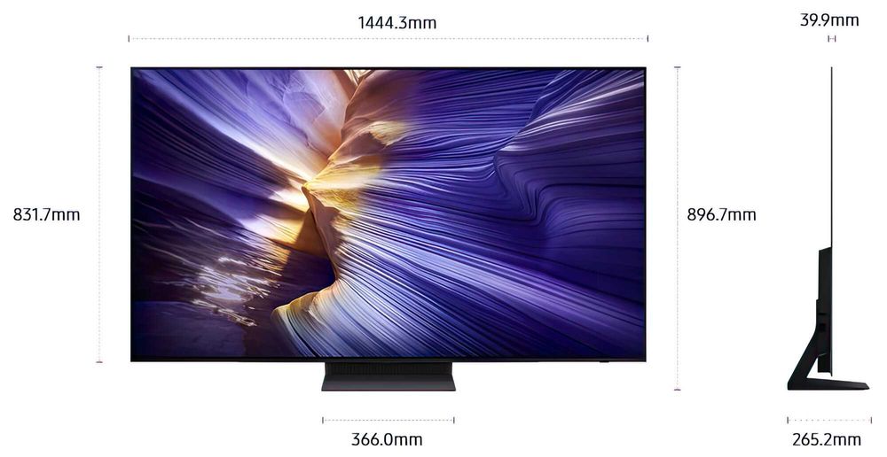 Телевізор Samsung OLED QE65S90F НОВИНКА 2025 Нові! Запечатані!