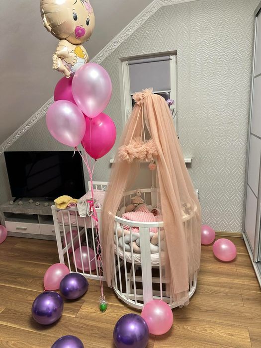 Ліжечко трансформер ліжко з маятником