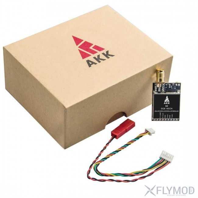 Видео передатчик AKK X2/X2P 25/200/500/800mW 5.8G 37 каналов