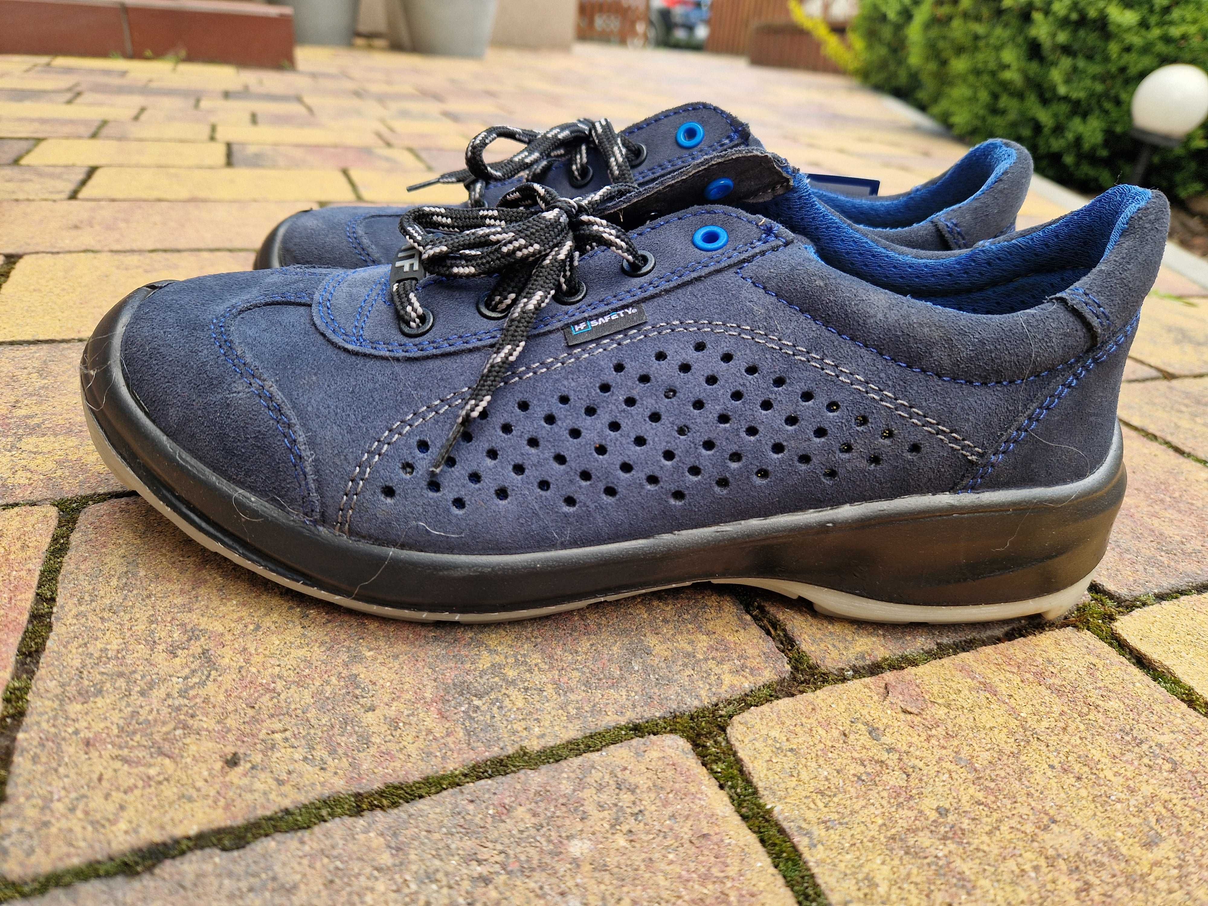 buty bezpieczne antypoślizgowe półbuty OPTIMO model S1P