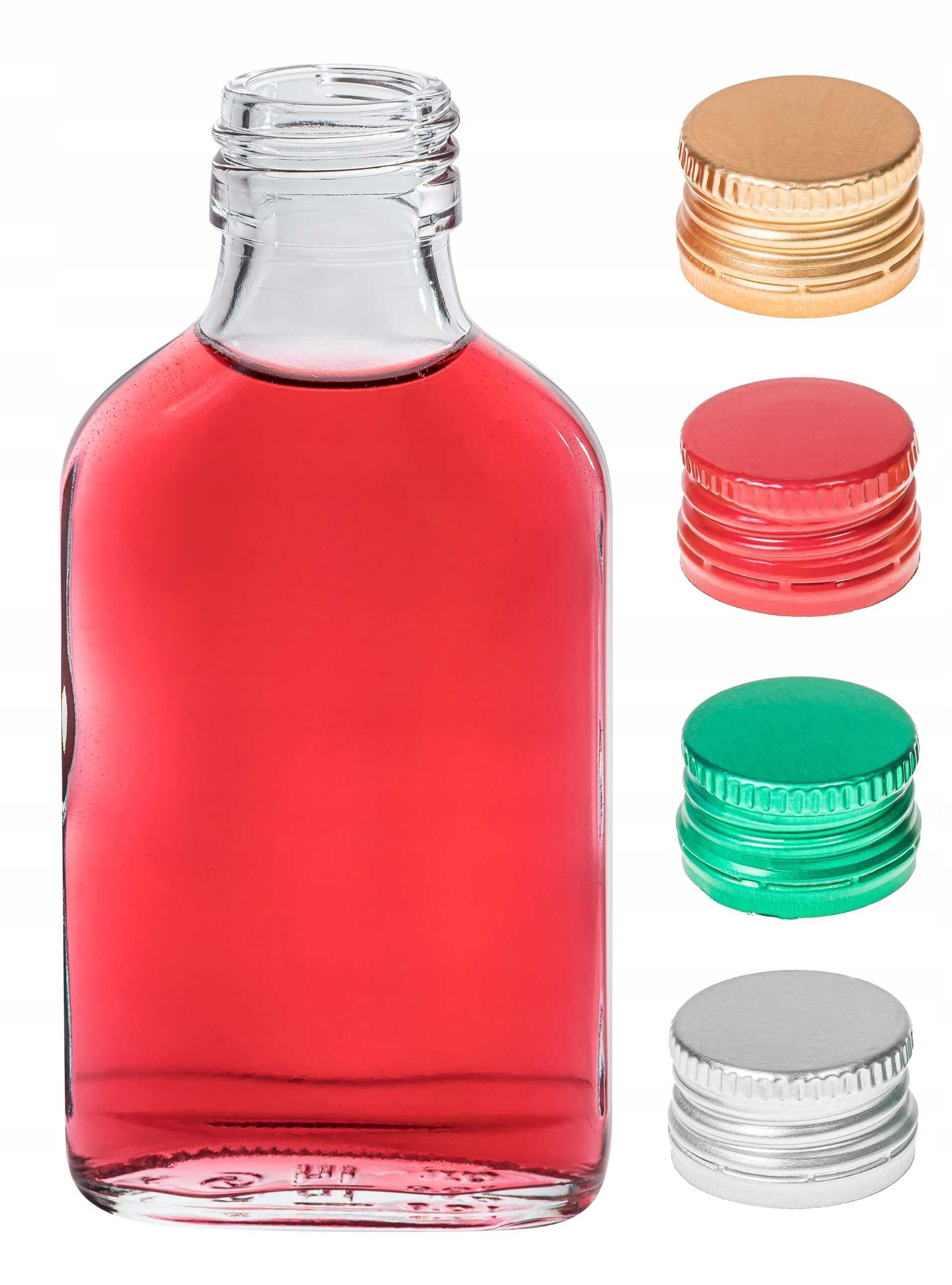 120x 100ml piersiowka + złote zakrętki