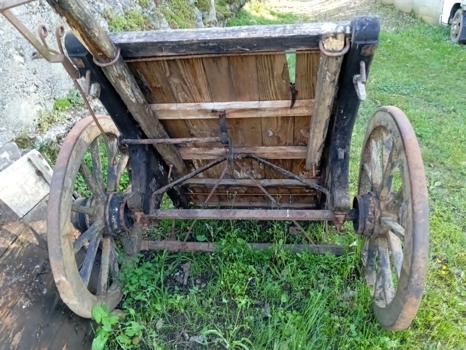 Carroça de burros para restauro