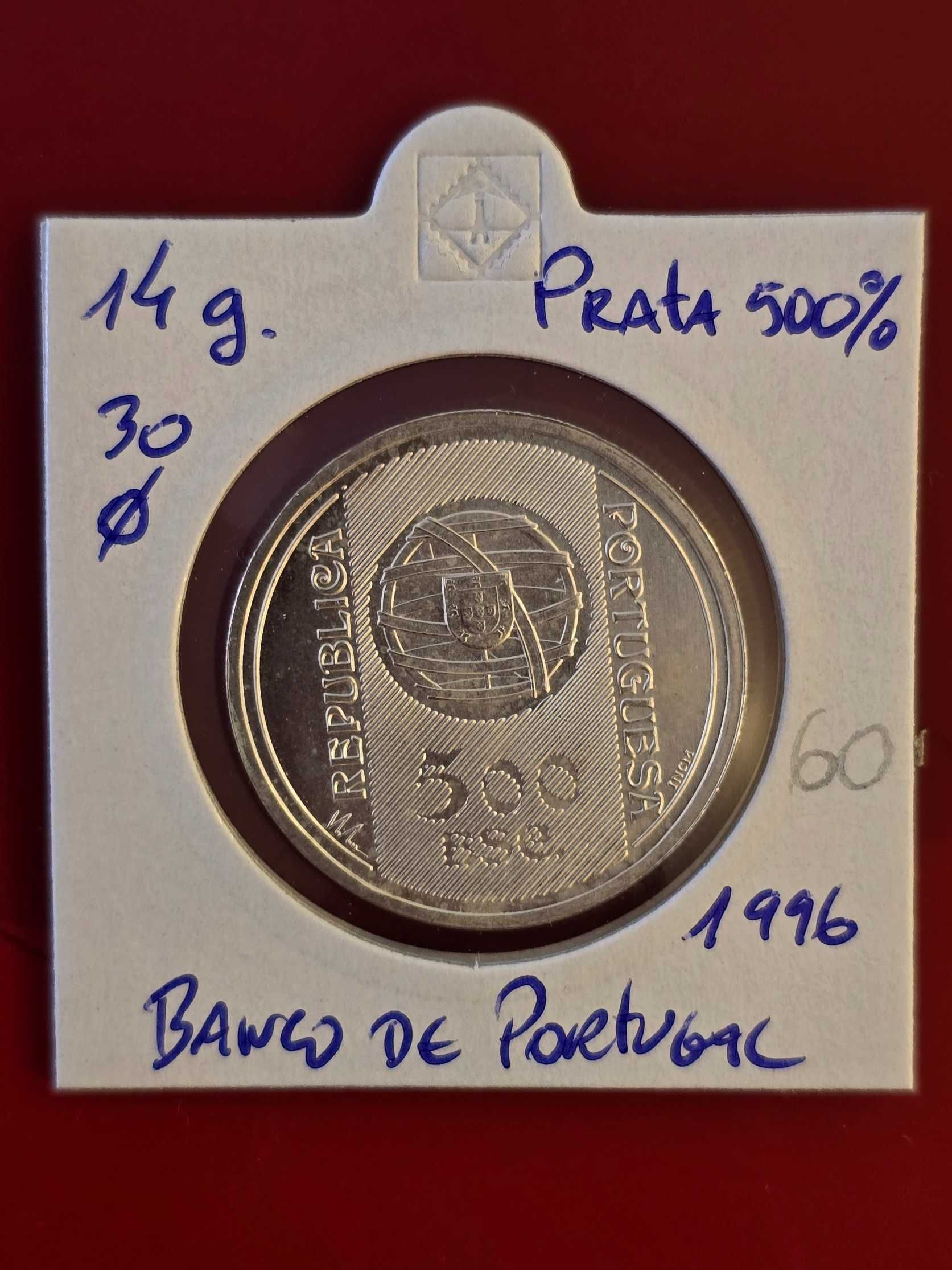 Moeda comemorativa 500 Escudos 1996 - prata .500% - Banco Portugal