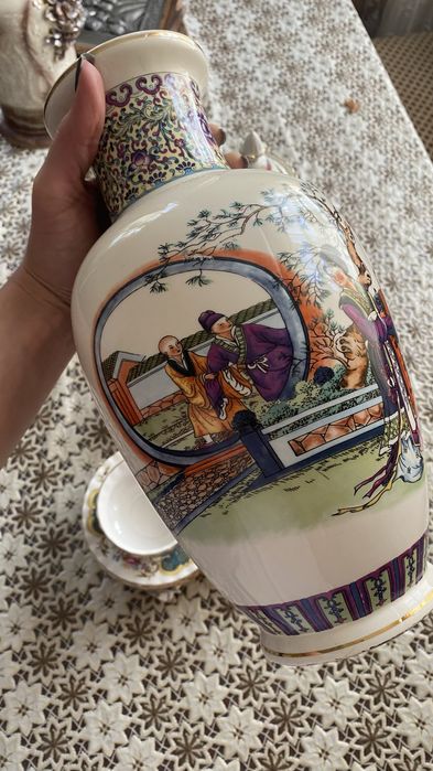 китайська порцелянова ваза антикварна